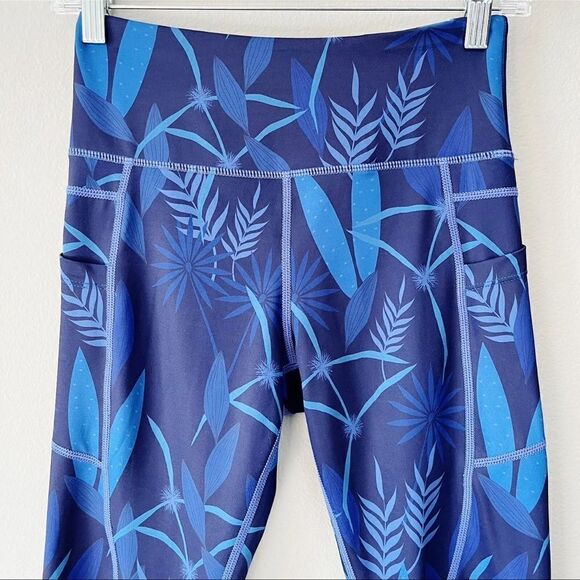 Zyia Active Azul Paradise Pocket Light n Tight Hi-Rise Capri Leggings 20” 14/16 - Picture 5 of 10